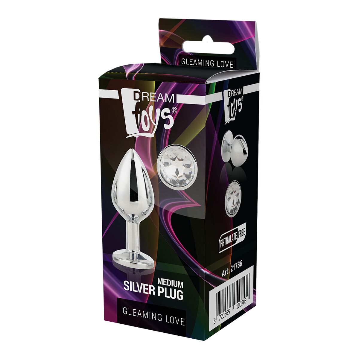 Analplugg Dream Toys Gleaming Love Sølv